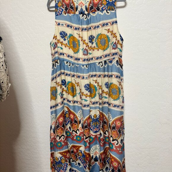 Umgee Womens  Floral Sleevless Dress Midi NEW - Picture 3 of 4